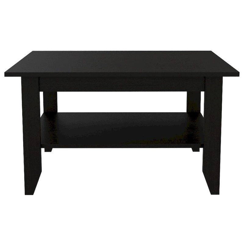 Table basse moderne avec étagère ouverte