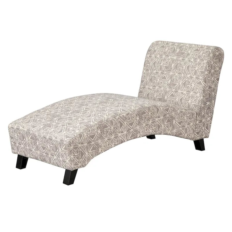 Chaise longue capitonnée