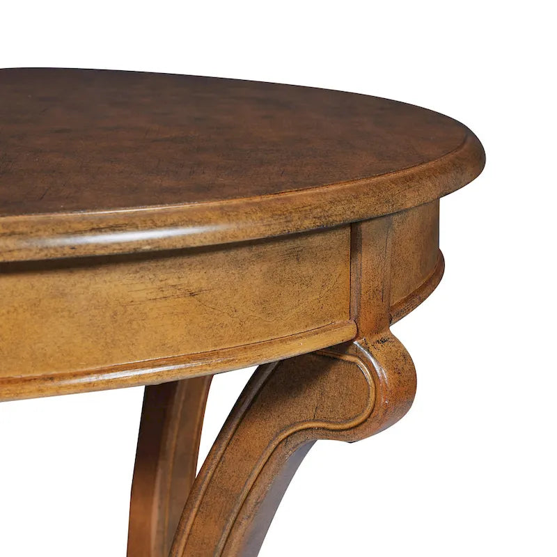 Table d'appoint transitoire peinte à la main