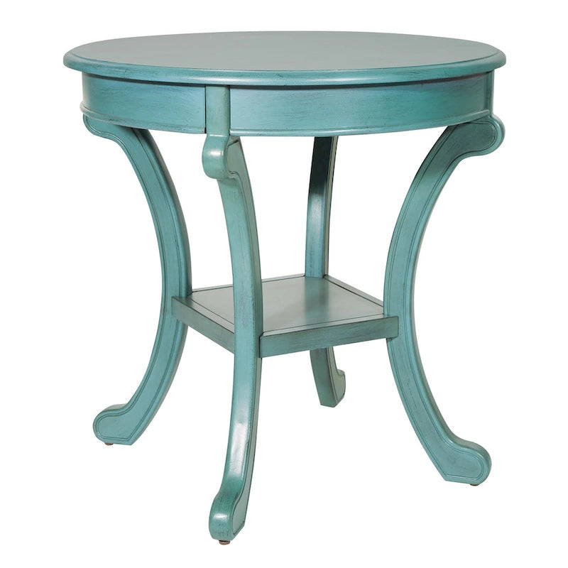 Table d'appoint transitoire peinte à la main