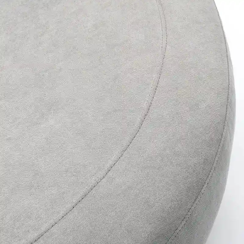 Fauteuil pivotant rond et élégant de 54 pouces, une place et demie