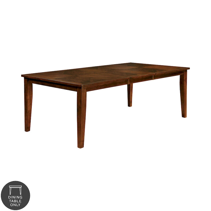 Table à manger extensible en bois Cherry de 78 pouces