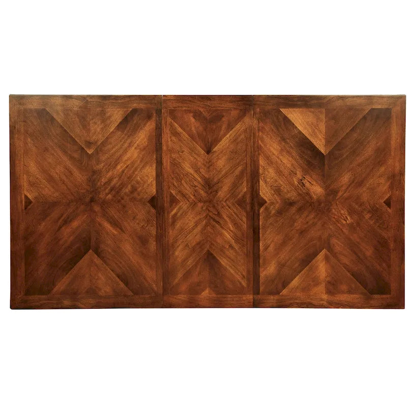 Table à manger extensible en bois Cherry de 78 pouces