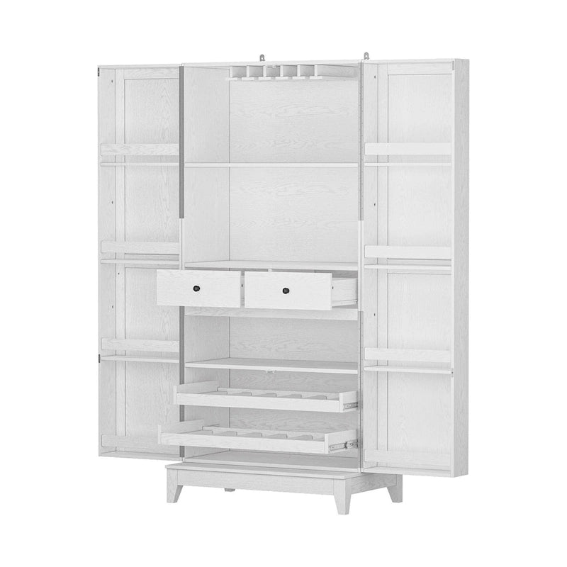 Meuble de cuisine multifonctionnel et casier à vin, garde-manger.