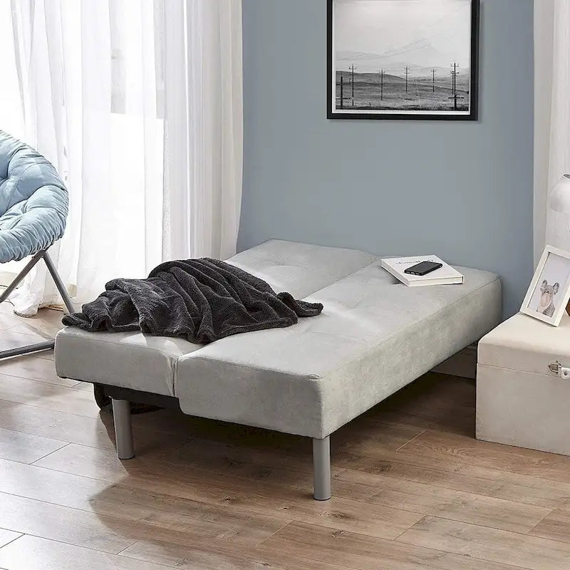 Mini-futon Dorm - Gris glacier