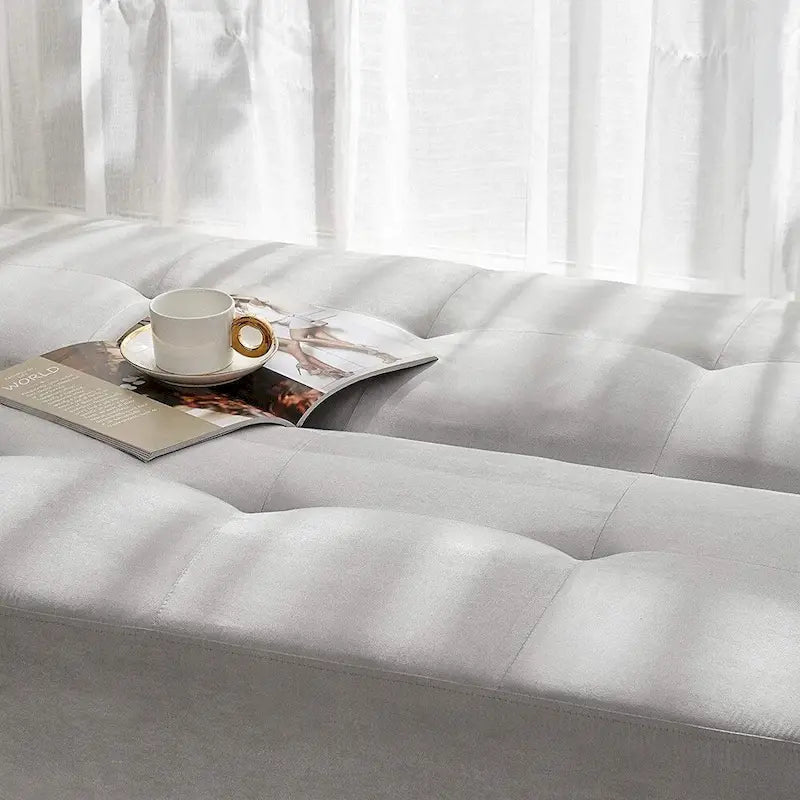 Mini-futon Dorm - Gris glacier