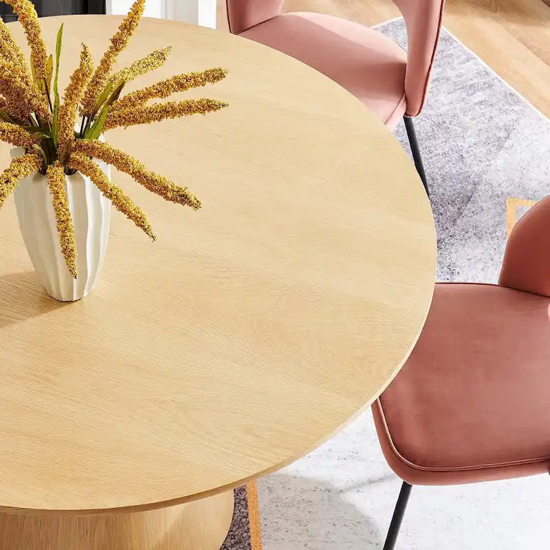 Table à manger ronde de 47 pouces
