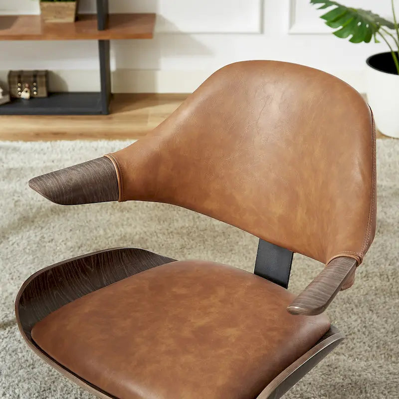 Chaise de bureau réglable et à roulettes