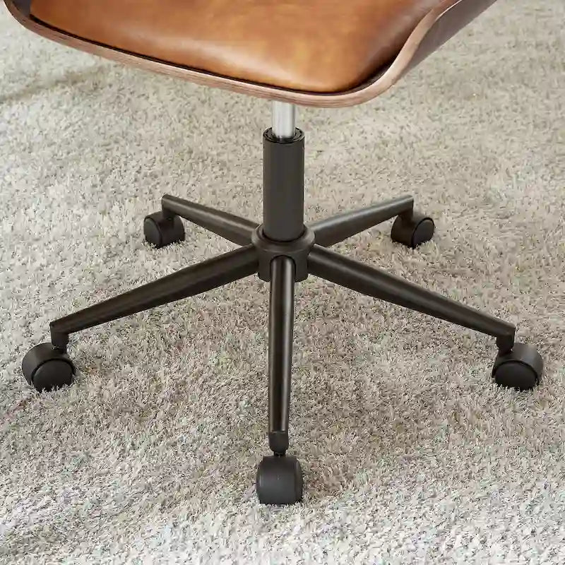 Chaise de bureau réglable et à roulettes