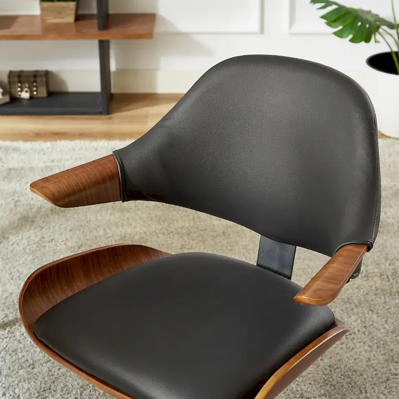 Chaise de bureau réglable et à roulettes
