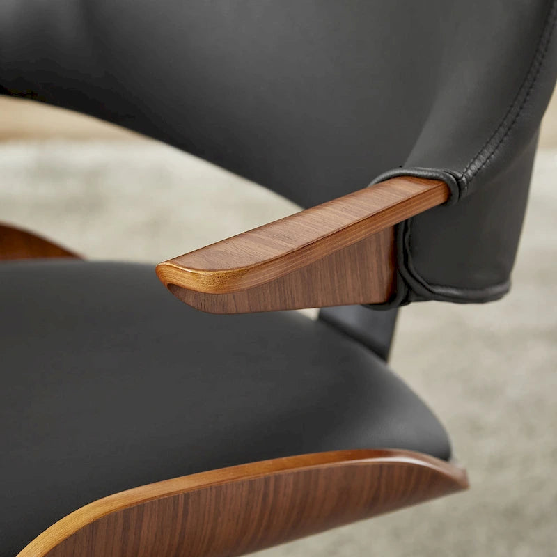 Chaise de bureau réglable et à roulettes